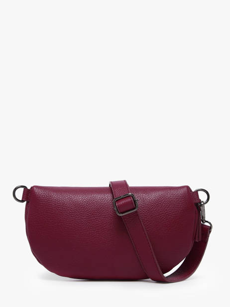 Heuptasje Caviar Leder Milano Rood caviar CA23111 ander zicht 3