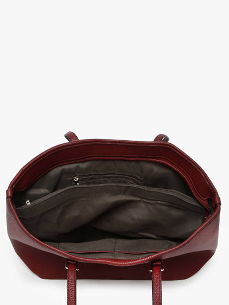 Schoudertas A4 Formaat Grained Miniprix Rood grained 1 ander zicht 2
