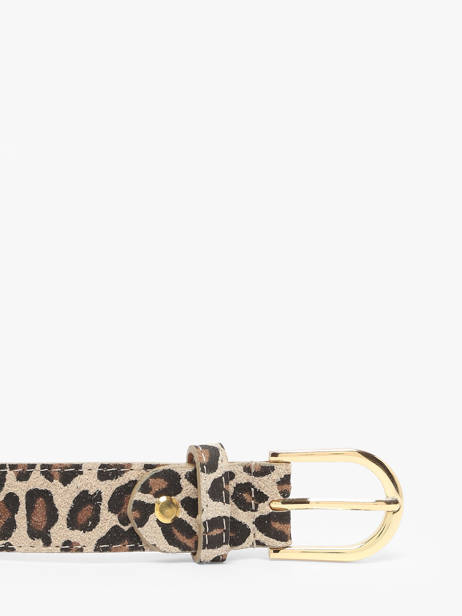 Riem Milano Beige velvet leopardo VL25067 ander zicht 1