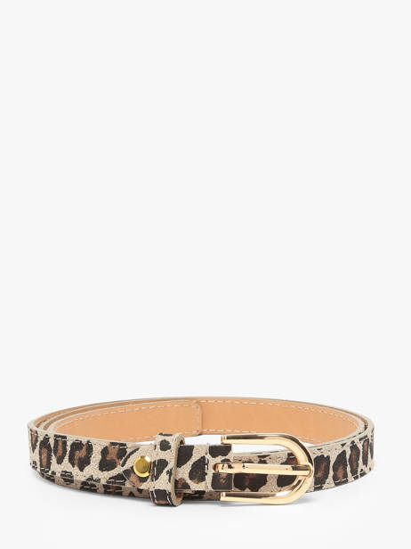 Riem Milano Beige velvet leopardo VL25068