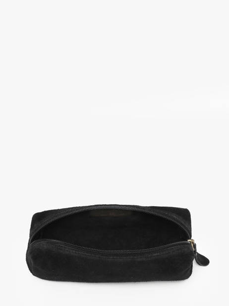 Etui Leder Milano Zwart velvet VE22116 ander zicht 1