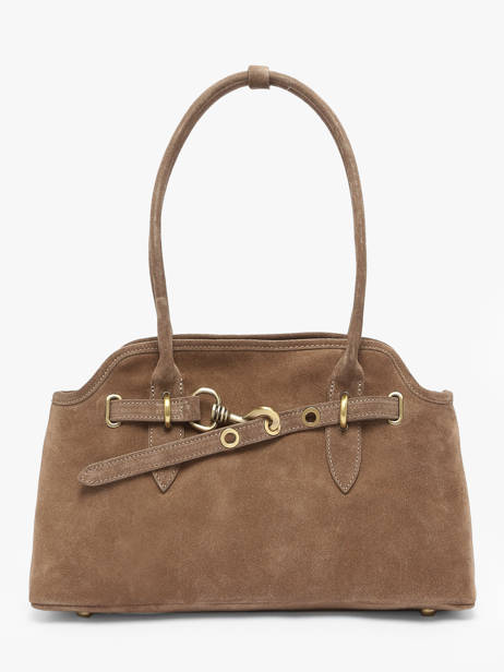 Schoudertas Velvet Leder Milano Bruin velvet VE260610