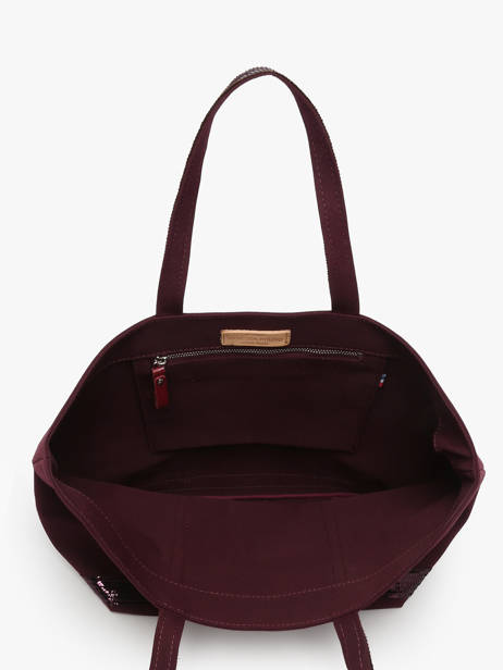 Handtas L Le Cabas Pailletten Vanessa bruno Violet cabas 1V40315 ander zicht 3