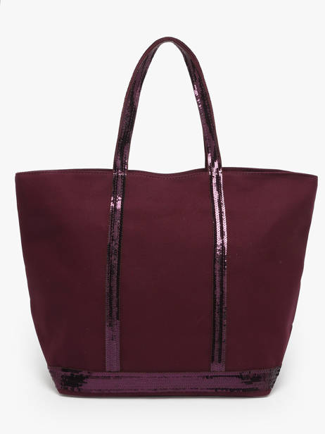 Le Cabas L Zipp Paillettes Vanessa bruno Violet cabas 1V40409