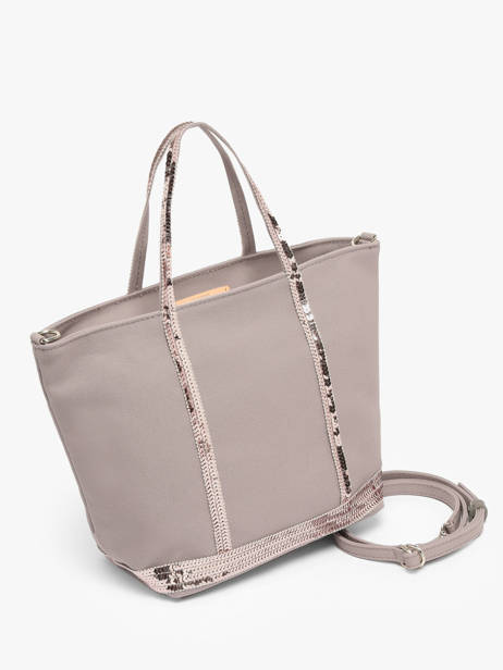 Petit Cabas Zippé Paillettes Vanessa bruno Gris cabas 1V40435 vue secondaire 2