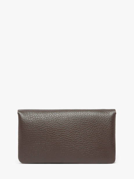 Porte-monnaie Cuir Milano Marron caviar CA23113 vue secondaire 2