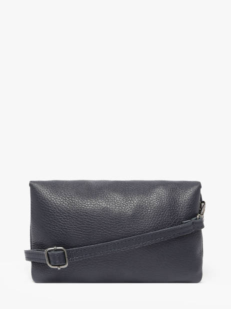 Cross Body Tas Caviar Leder Milano Blauw caviar CA23067 ander zicht 4