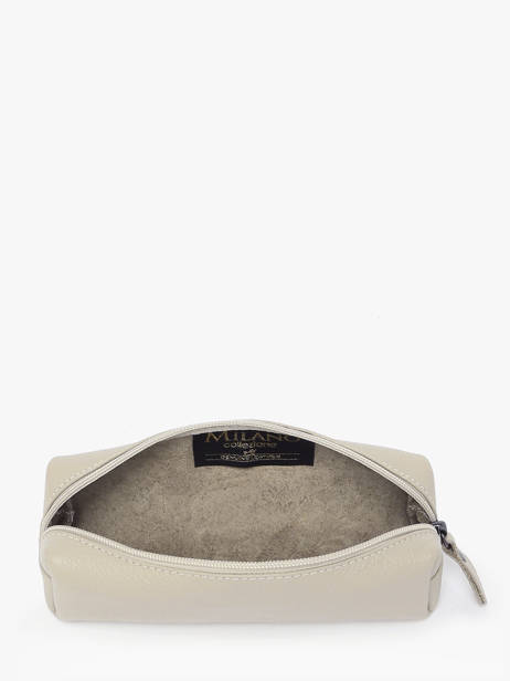 Trousse Cuir Milano Beige caviar CA22116 vue secondaire 1