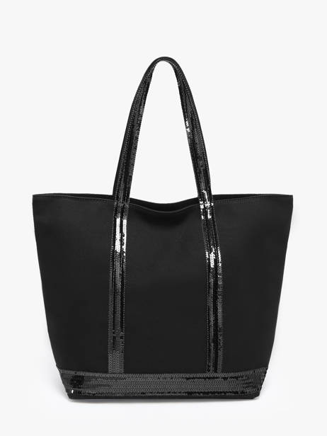 Handtas Cabas Katoen Vanessa bruno Zwart cabas 1V40378