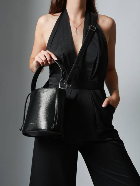 Cross Body Tas Jolly Leder Etrier Zwart jolly EJOL146M ander zicht 2