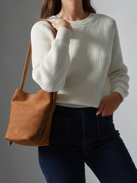 Cross Body Tas Rugzak S Cavalier Nubuck Leder Etrier Bruin cavalier nubuck ECAN126S ander zicht 1