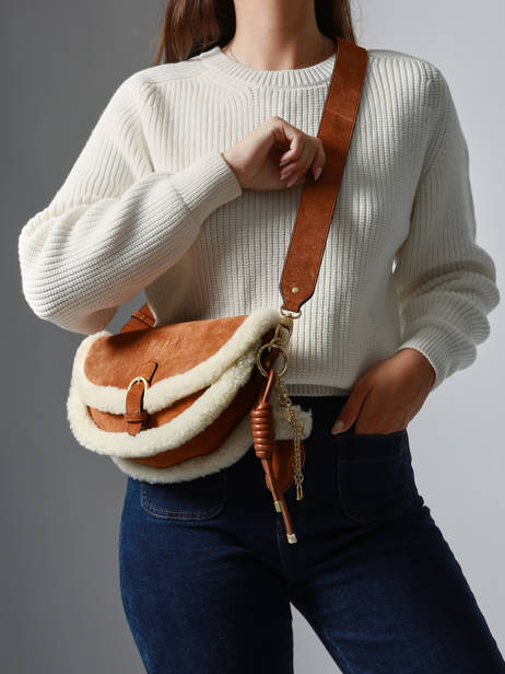 Cross Body Tas Alpin Leder Etrier Bruin alpin EALP050S ander zicht 1