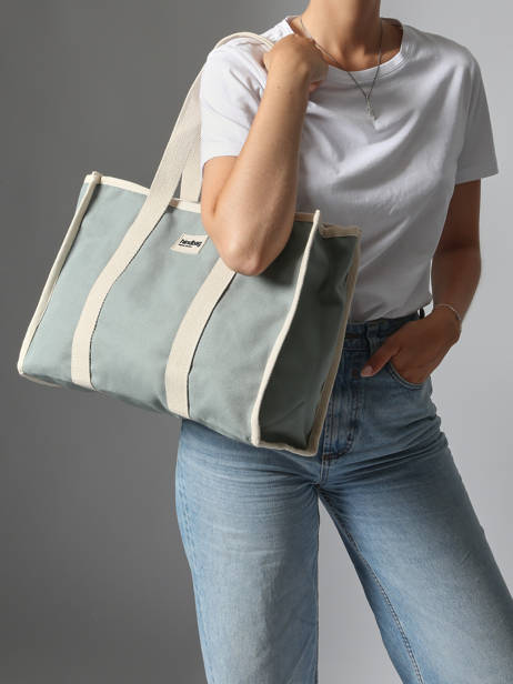 Sac Porté épaule Oscar Coton Hindbag Gris best seller OSCAR vue secondaire 1