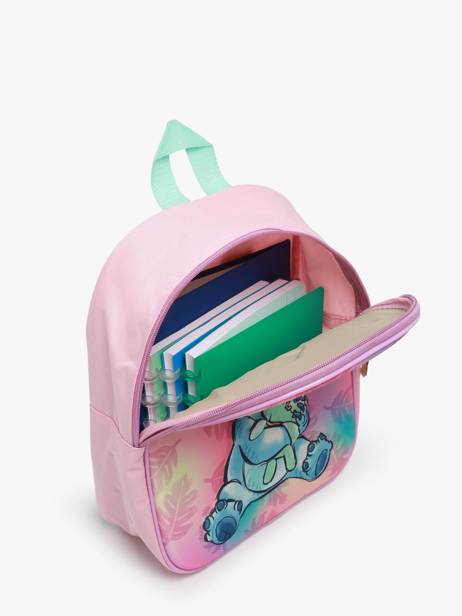 Mini Rugzak Lilo & stitch Roze simply special 79500307 ander zicht 3