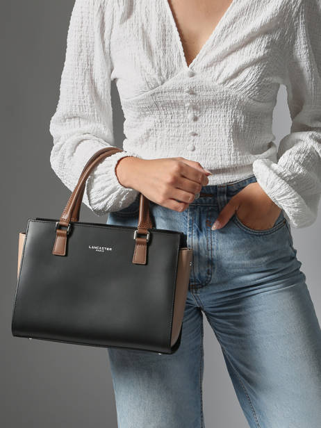 Trapezetas Smooth Leder Lancaster Zwart smooth 3 ander zicht 1