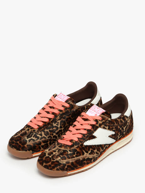 Sneakers Joyce En Cuir Semerdjian Marron women JOYCE vue secondaire 2