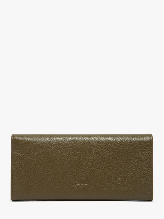 Longchamp Le foulonné Portefeuille Vert
