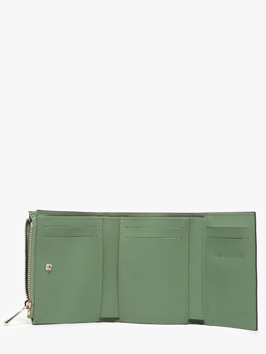 Longchamp Epure timeless Portefeuille Vert