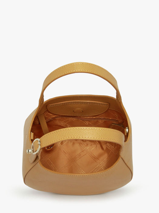 Longchamp Le foulonné Sac porté main Jaune