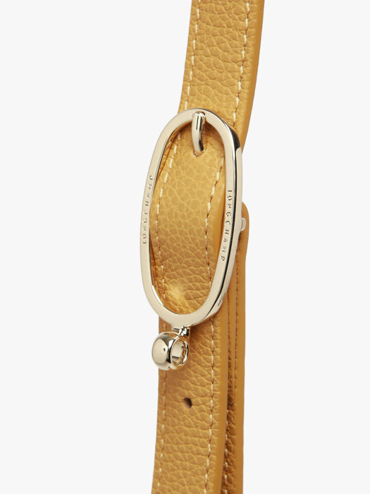 Longchamp Le foulonné Sac porté travers Jaune