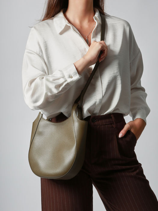 Longchamp Le foulonné Cross body tas Groen