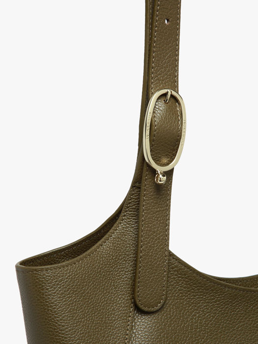 Longchamp Le foulonné Besace Vert