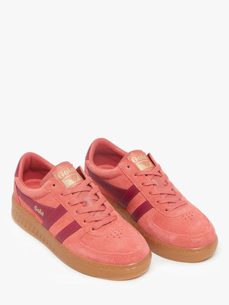 Sneakers En Cuir Gola Rouge women CLA589 vue secondaire 1