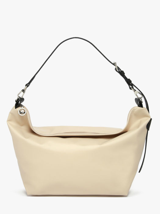 Longchamp Besace longchamp toile Schoudertas Beige