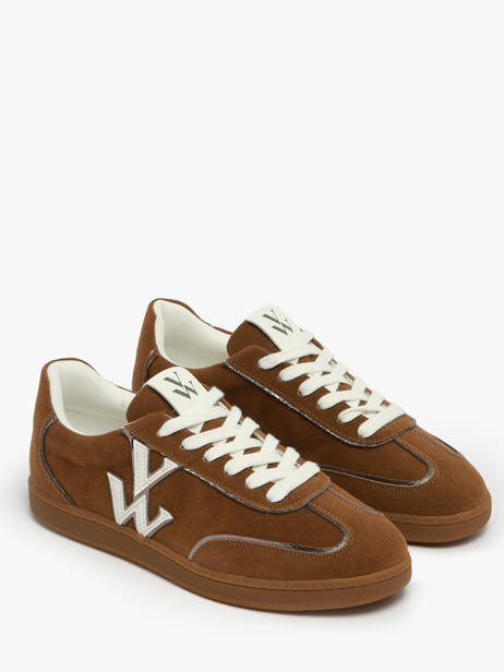 Sneakers Sarah Vanessa wu Marron women BK2805OR vue secondaire 2