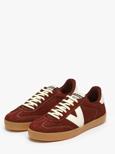 Sneakers Berlin Uit Leder Victoria Wit women 1126218 ander zicht 2