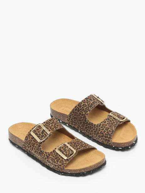 Mules En Cuir Les tropeziennes Beige women ZATIX vue secondaire 1