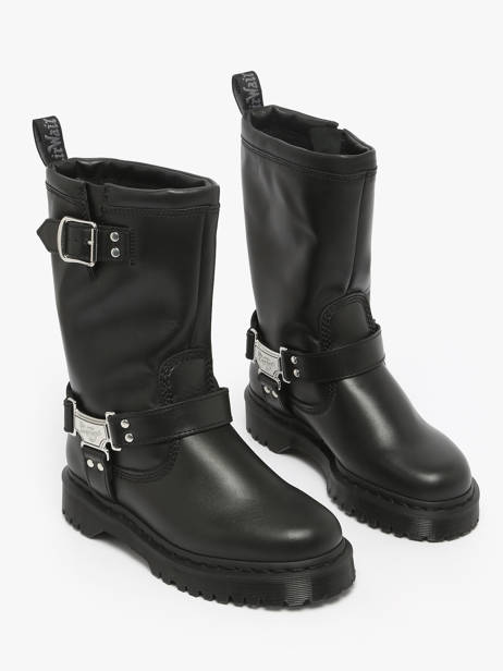 Laarzen Uit Leder Dr martens Zwart women 32199001 ander zicht 1