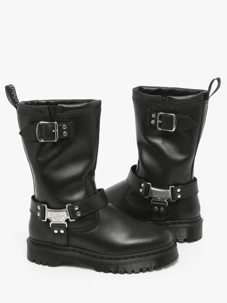 Laarzen Uit Leder Dr martens Zwart women 32199001 ander zicht 2