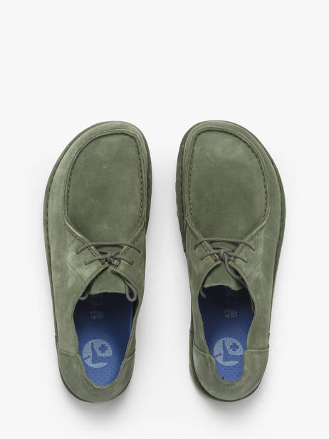 Derby Veterschoenen Uit Leder Birkenstock Groen men 1030109 ander zicht 3