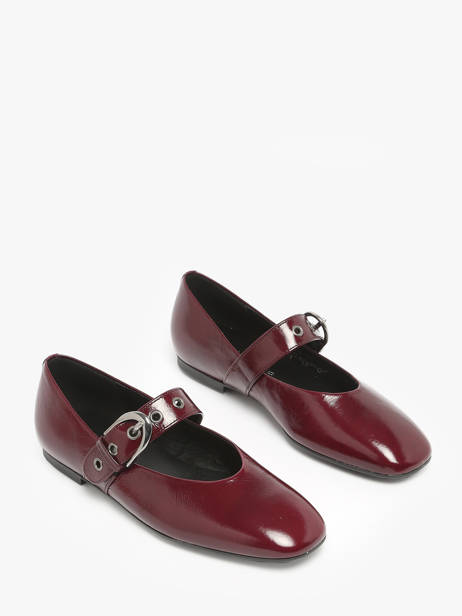 Ballerines En Cuir Gabor Rouge women 25 vue secondaire 1