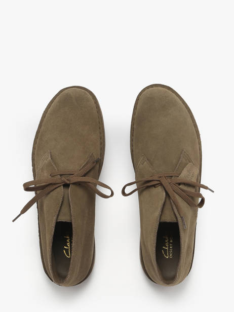 Enkellaarzen Uit Leder Clarks Groen men 26183838 ander zicht 3