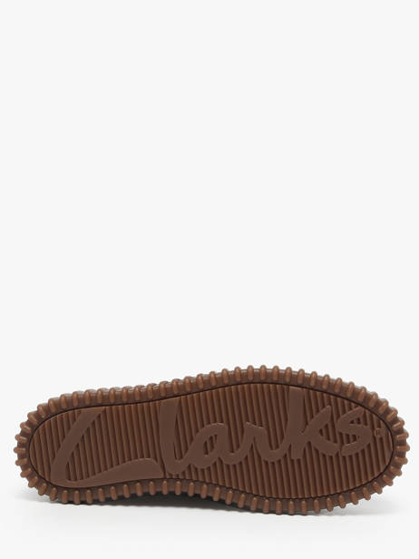 Enkelhoge Derby Veterschoenen Uit Leder Clarks Bruin men 26183425 ander zicht 4