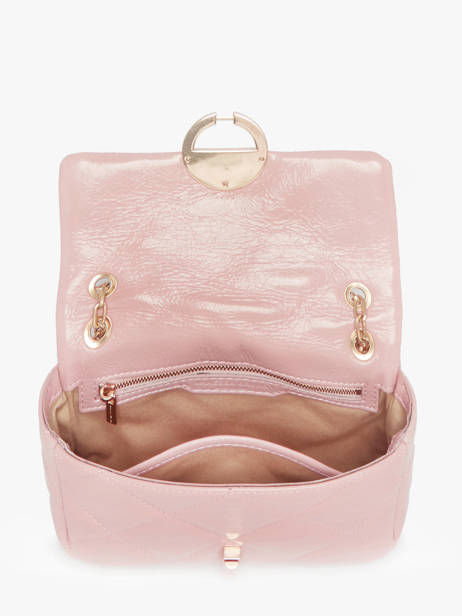 Cross Body Tas M Moon Leder Vanessa bruno Roze moon 84V40533 ander zicht 2