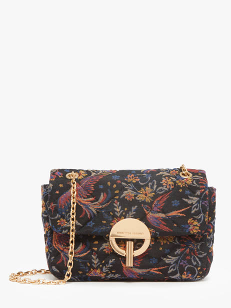 Cross Body Tas Moon Katoen Vanessa bruno Zwart moon 4V40533