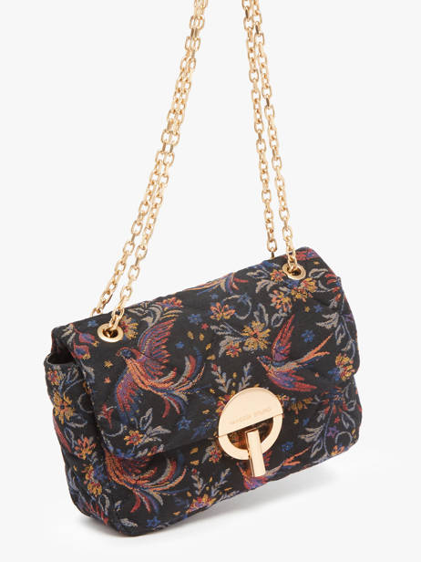 Cross Body Tas Moon Katoen Vanessa bruno Zwart moon 4V40533 ander zicht 1