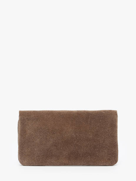 Portemonnee Velvet Leder Milano Bruin velvet VE23113 ander zicht 2