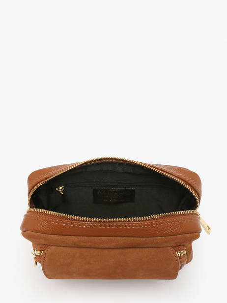 Sac Bandoulière Velvet Caviar Cuir Milano Marron velvet caviar VC25067 vue secondaire 3