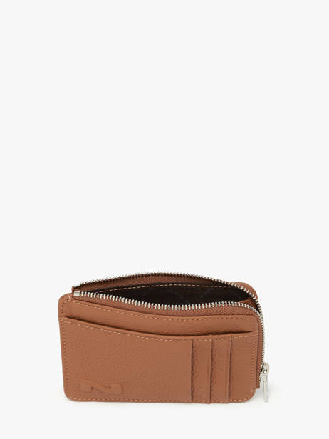 Porte-monnaie Avec Porte-cartes Cuir Nathan baume Marron original n 217N vue secondaire 1