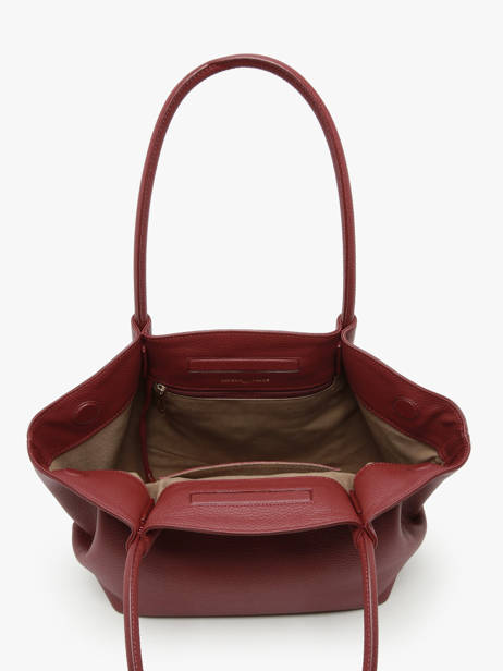 Sac Porté épaule Galatée Cuir Nathan baume Rouge nymphea 3 vue secondaire 3