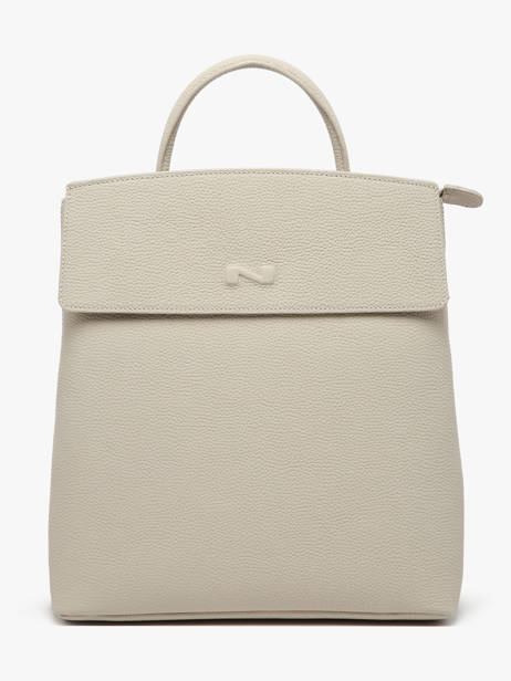 Rugzak Cassandra Leder Nathan baume Beige nathan 22