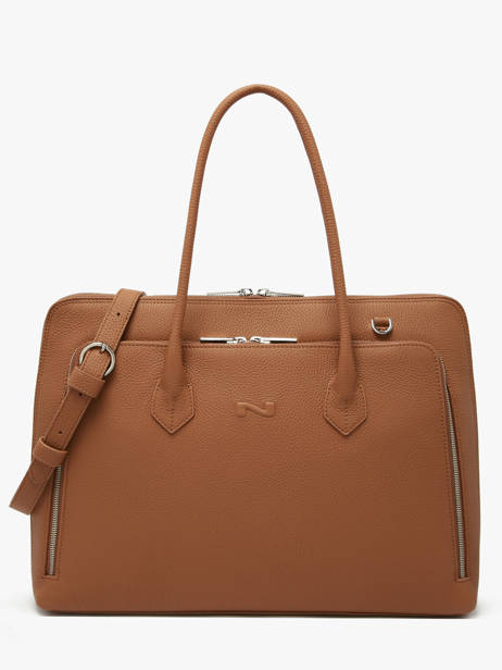 Handtas Billy Leder Nathan baume Bruin nathan N1920016