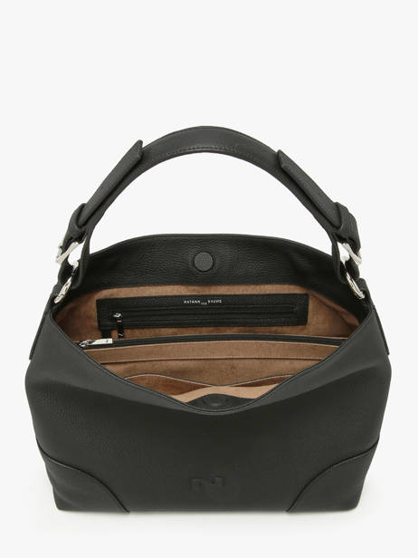 Schoudertas Tango Bis Leder Nathan baume Zwart nathan 52 ander zicht 3