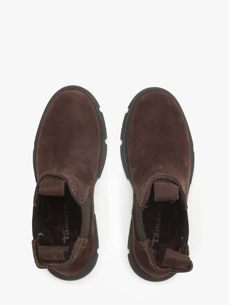 Chelsea Boots Uit Leder Tamaris Bruin accessoires 41 ander zicht 4