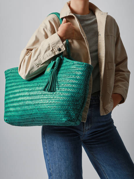 Sac Porté épaule Heritage Biba Vert heritage PER9L vue secondaire 1