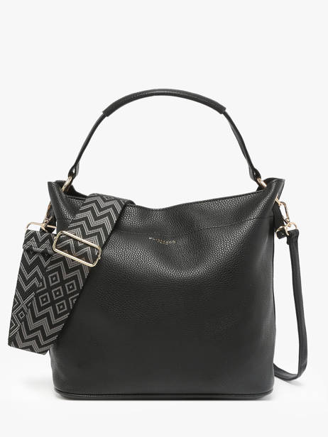 Schoudertas New Grain Miniprix Zwart new grain F6966